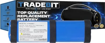 Obrázok produktu pre TRADEBIT náhradná batéria kompatibilná pre JBL XTREME 2 - Li-Ion - 6800 mAh - 7,4V