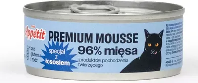 Produktbild von Comfy Appetit Premium Mousse - Nassfutter mit Lachs für Katzen 85g