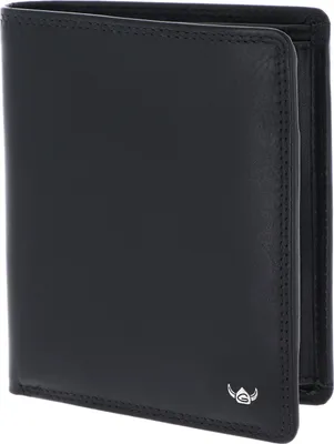 Produktbild von Golden Head Leder Geldbörse Polo RFID Protect Kombischeintasche 1249 Black schwarz