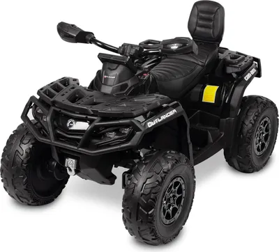 Image de TOYZ, voiture électrique pour enfants, véhicule pour enfants Outlander, toboggan, noir