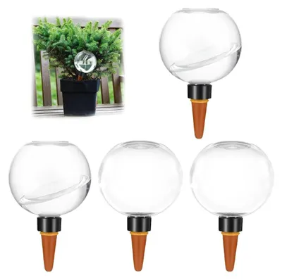 Imagen del producto de Esferas de riego para plantas, juego de 4 unidades, sistema de riego automático, para plantas de interior