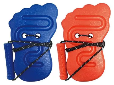 Immagine prodotto di 2 blocchi di appoggio a forma di piede, 22 x 15 cm, per bambini dai 3 anni in su