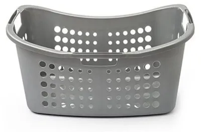 Zdjęcie produktu dla Curver pojemnik na pranie kosz na bieliznę Victor 50 litrów antracyt kosz plastikowy czyszczenie przechowywanie prania