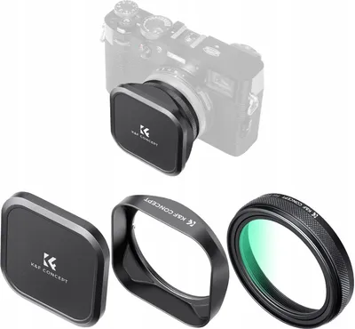 Immagine prodotto di Kit 3in1 Filtro UV Nano-X Coperchio K&F per FujiFilm X100 X100S X100V / SKU:2335