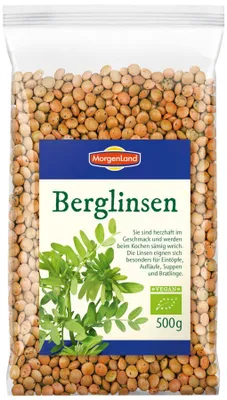 Produktbild von Berglinsen - getrocknet 500g