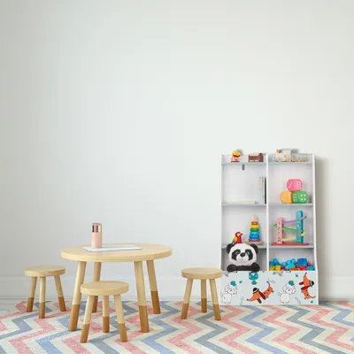 Produktbild von Bunters Spielregal 8 Fächer MDF 90x59x30 cm