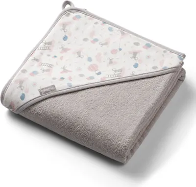 Produktbild von Frotteehandtuch mit Kapuze 100x100 cm Grau / Babyono