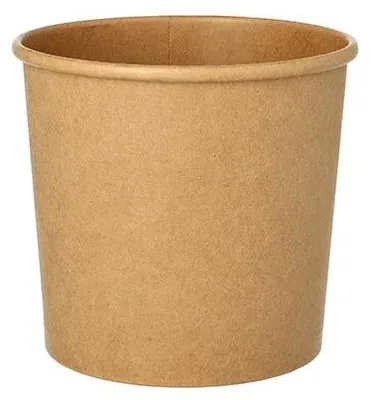 Produktbild von Suppenbecher, Pappe rund 760 ml Ø 11,5 cm · 11 cm braun