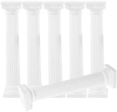 Immagine prodotto di Set di 6 colonne romane decorative in plastica per interni ed esterni