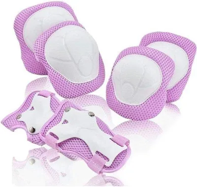 Immagine prodotto di Set di protezioni per le ginocchia per bambini, skateboard, pattini a rotelle, bicicletta, sport