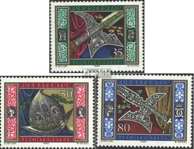 Produktbild von Briefmarken Liechtenstein 1985 Mi 890-892 (kompl.Ausg.) postfrisch Gardewaffen