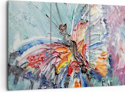 Produktbild von Bild auf Leinwand - Leinwandbild - Vogel Natur Farbe - 105x70cm - Wand Bild - Wanddeko - Wandbilder - Leinwanddruck - Bilder - Kunstdruck - Wanddekoration - Leinwand bilder - Wandkunst - CE105x70-3594