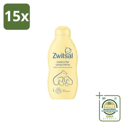 Obrázek produktu pro 15 kusů čisticího krému Zwitsal bez mýdla - 200 ml - balení