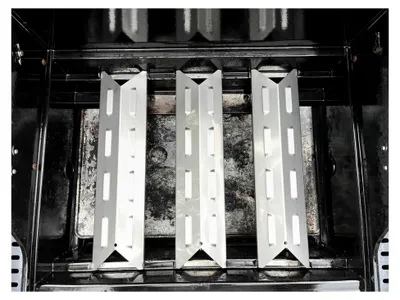 Produktbild von Brennerabdeckung für Gasgrill Landmann Miton Modelle 2.0-3.1 - 4.1 aus Edelstahl 1.4301 (L x B 40 x 10 cm)