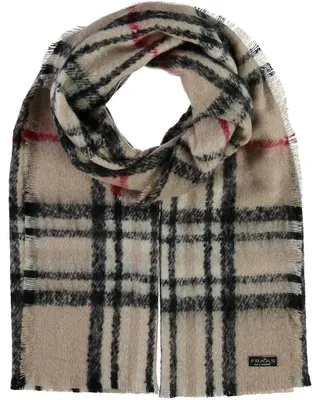 Productafbeelding van FRAAS sjaal Cashmink® stole with FRAAS pattern Beige