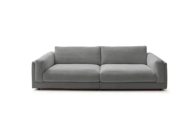 Produktbild von KAWOLA Big Sofa RAINA Cord grau