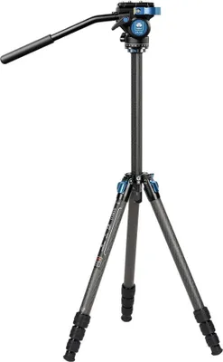 Immagine prodotto di Treppiede in carbonio SIRUI Superb Traveller 124 con testa a sfera fluida VA-5