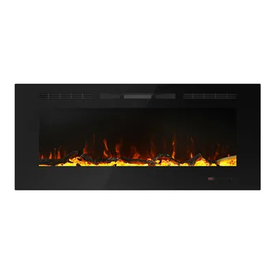 Produktbild von Parrot Uncle Elektrokamin 50 Zoll - 13 Farben Flammen & Glutbett, Fernbedienung, Einbau & Wandmontage