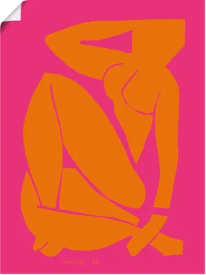 Produktbild von ARTland Poster Nu bleu III. 1952 Größe: 45x60 cm