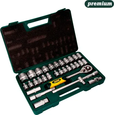 Produktbild von Schlüsselsatz Mota 1/2" 32 Stück