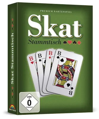 Produktbild von SKAT Stammtisch Kartenspiel Premium Edition - inkl. echtes Kartendeck enthalten Windows 11 / 10 / 8.1 / 8 / 7 / Vista / XP