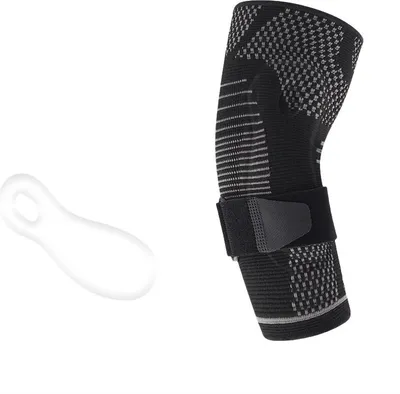 Produktbild von INF Verstellbare Sport-Kompressions-Ellbogenbandage Schwarz L