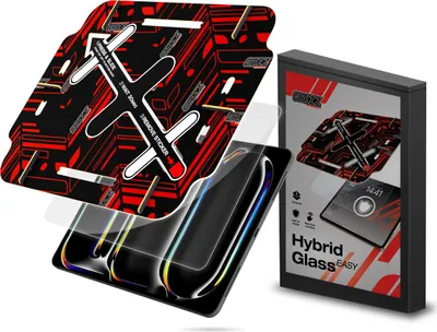 Zdjęcie produktu dla Szkło hybrydowe GrizzGlass HybridGlass Easy dla Apple iPad Pro 7 13"