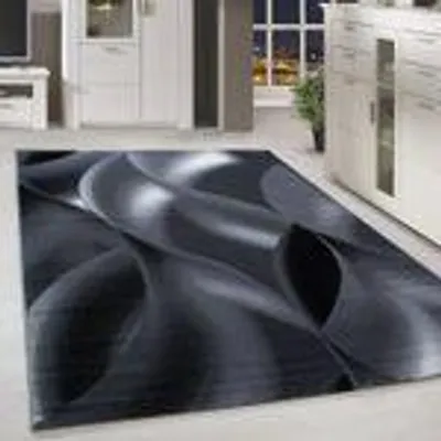 Produktbild von Homebyhome Kurzflor Teppich Wohnzimmer Modern Abstrack Design, Rechteckig Teppich, Weich und Pflegeleicht, Grösse: 200x290 cm