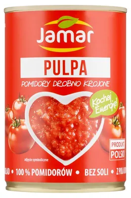 Produktbild von Jamar Tomatenpulpe, fein gehackt, pasteurisiert, 400 g