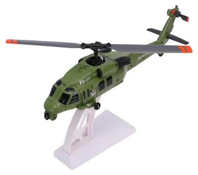 Produktbild von 2,4-GHz-RC-Hubschrauber mit einem Rotor, 4-Kanal-Fernsteuerung, Höhenhaltung, Start und Landung per Knopfdruck, Kreisflug, Not-Aus-Funktion und Positionserkennung per optischem Fluss,