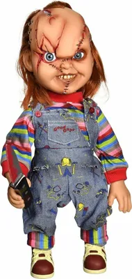 Zdjęcie produktu dla Mezco Toyz - Figurka Chucky Child's Play 38 cm z Dźwiękiem - Kolekcjonerska