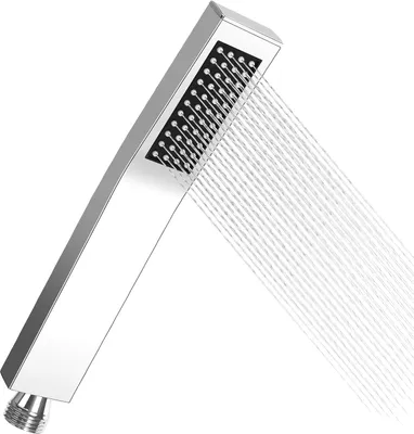 Produktbild von Edelstahl Handbrause - Wassersparend - Geeignet für Zuhause