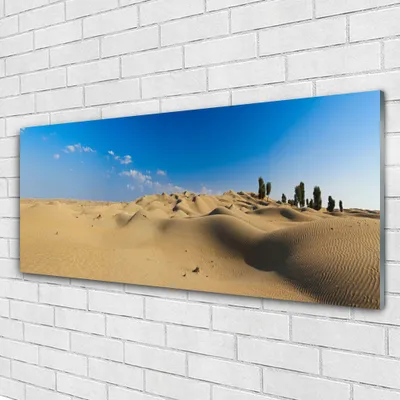 Produktbild von Acrylglasbilder 125x50 Wandbild Druck Wüste Landschaft