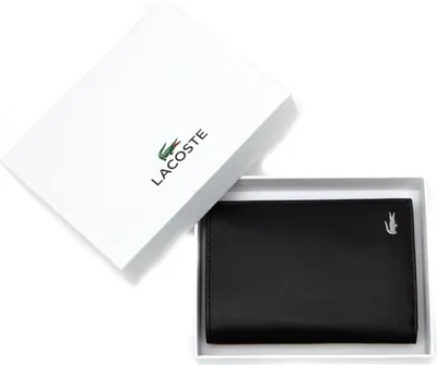 Immagine prodotto di LACOSTE Pelle portafoglio FG Vertical Wallet Black nero