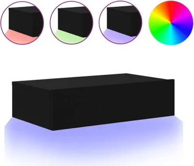 Obrázek produktu pro TV skříňka s LED osvětlením černá 60 x 35 x 15,5 cm