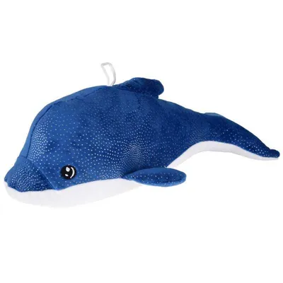 Produktbild von Kuscheltier Delfin 37cm mit Silberpunkten