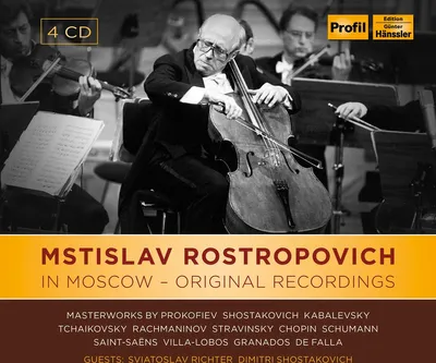 Image de Serge Prokofieff (1891-1953) - Mstislav Rostropovich à Moscou