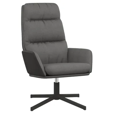 Immagine prodotto di vidaXL Poltrona relax in tessuto grigio chiaro