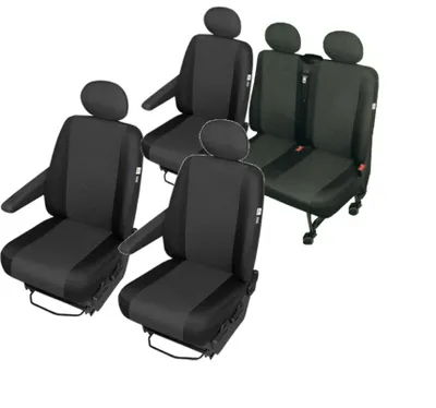 Produktbild von VW T6 ab 2015 Sitzbezüge Sitzschoner 5  Sitzer erste und zweite Reihe