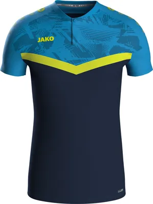 Produktbild von JAKO Uni Polo Iconic, Farbe:marine/JAKO blau/neongelb, Größe:XXL