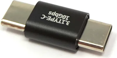 Produktbild von USB 3.1 Gen 2 Adapter Typ C Stecker zu Stecker Kabel in Schwarz