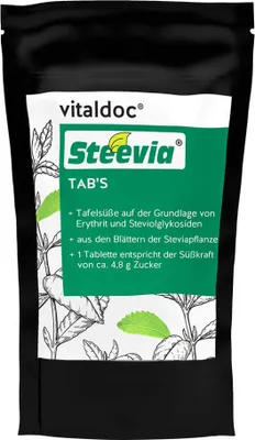 Produktbild von Steevia Tabs - Nachfüllbeutel 31g