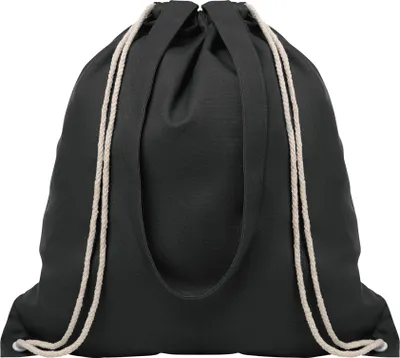 Produktbild von SOLs 04098 | Drawstring Backpack With Handles Oslo Turnbeutel - Farbe: Black - Größe: 38 x 42 cm