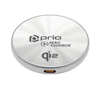Image de prio Chargeur magnétique sans fil MAG (USB C) argenté