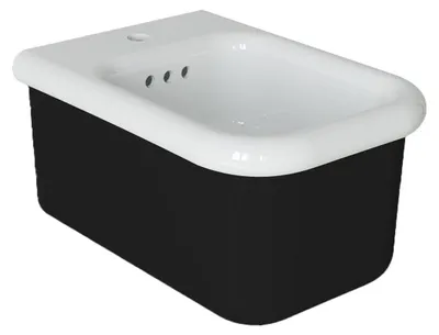 Image de Bidet suspendu rétro - True Colors Lite - Noir Mat