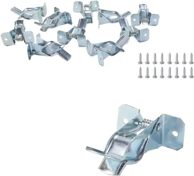 Produktbild von 10 Stück Wandhalterungen für Gartenwerkzeuge, robuste Montage, Aufbewahrungshaken für Besen und Schaufeln