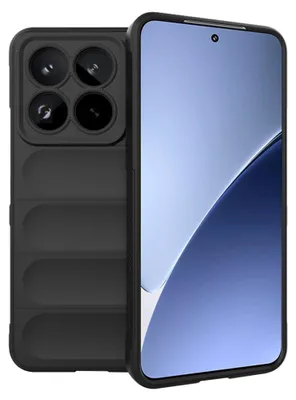 Produktbild von Techsuit Magic Shield Silikon Back Cover Hülle für Xiaomi 15 Pro - Schwarz