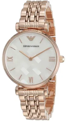 Produktbild von Emporio Armani Damen-Uhr aus roségoldfarbenem Edelstahl AR11110