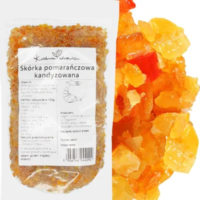 Produktbild von Orangenschale kandiert 100 g - süß-aromatisch - für Backen und Desserts