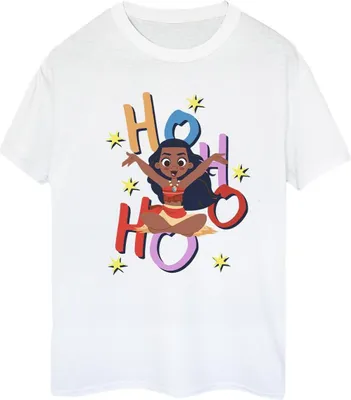 Obrázok produktu pre Moana - Tričko "Ho Ho Ho" pre ženy BI53995 (XXL) (Biela)